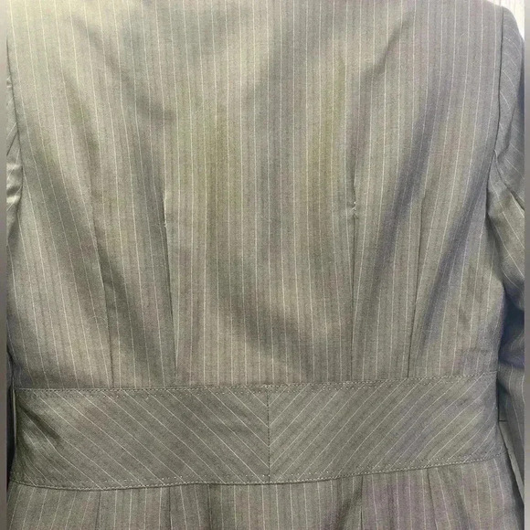 Anne Klein two piece skirt suit  size 8p brown/work/ career - Picture 5 of 16